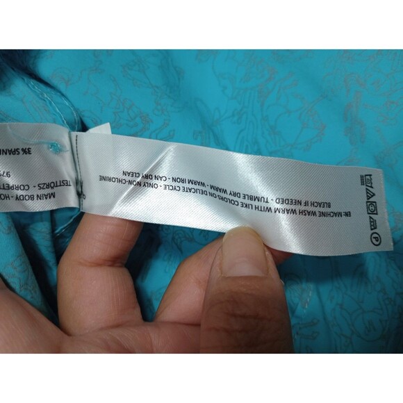 ARIAT REAL (WESTERN) FITTED BUTTON LONG SLEEVE SHIRT SIZE: LARGE - Picture 9 of 12